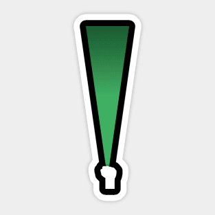 Minimalist Green Lantern Sticker